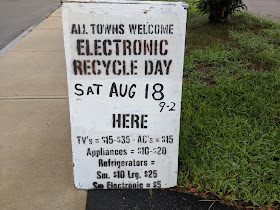 Reminder: Electronics Recycling Event - August 18