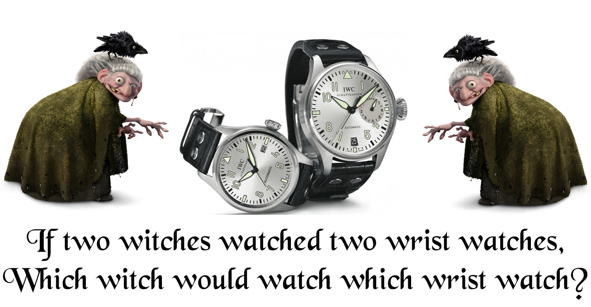 Right Reactions: Witches Wrist Watches