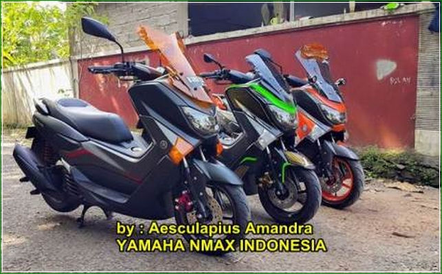 Yamaha Nmax Indonesia Cara Modifikasi Yamaha Nmax Hitam Doff Tampak Kekar Dan Sangar Terbaru Keren banget