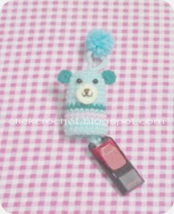 ตุ๊กตาหมีถัก ใส่กุญแจ