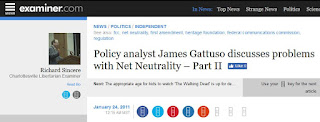 net neutrality James Gattuso Heritage Foundation regulation