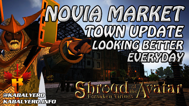 Novia Market Town Update, Looking Better And Better Everyday 🏠 Shroud Of The Avatar (Town Check)