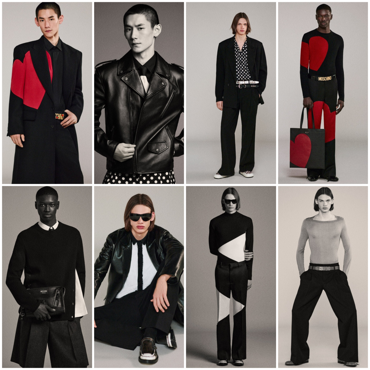 Moschino Pre-Fall 2024 Menswear collection lookbook.