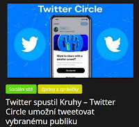 Twitter spustil Kruhy – Twitter Circle umožní tweetovat vybranému publiku - AzaNoviny