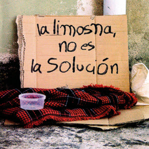 Image result for la limosna no es la solucion