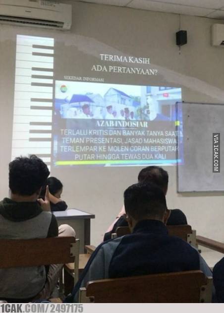 9 Penutup Presentasi Lucu Ala Mahasiswa Penyuka Sinetron Azab