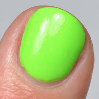 neon green nail polish