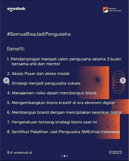 Beasiswa Jadi Pengusaha