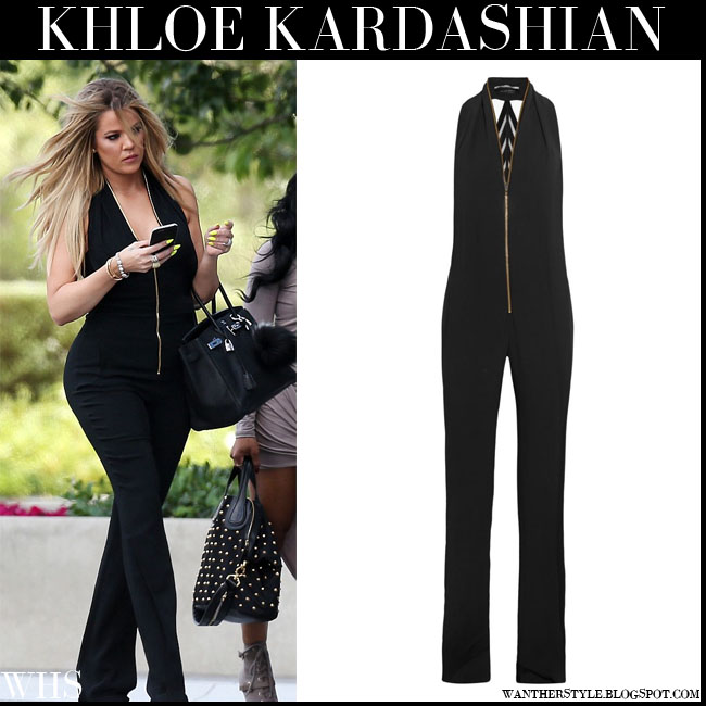 Khloe Kardashian's Good American Denim Jumpsuit | 2020 | POPSUGAR Fashion