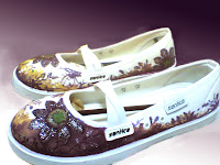 Sepatu Lukis lilac 293 Cewek Rp 125 000