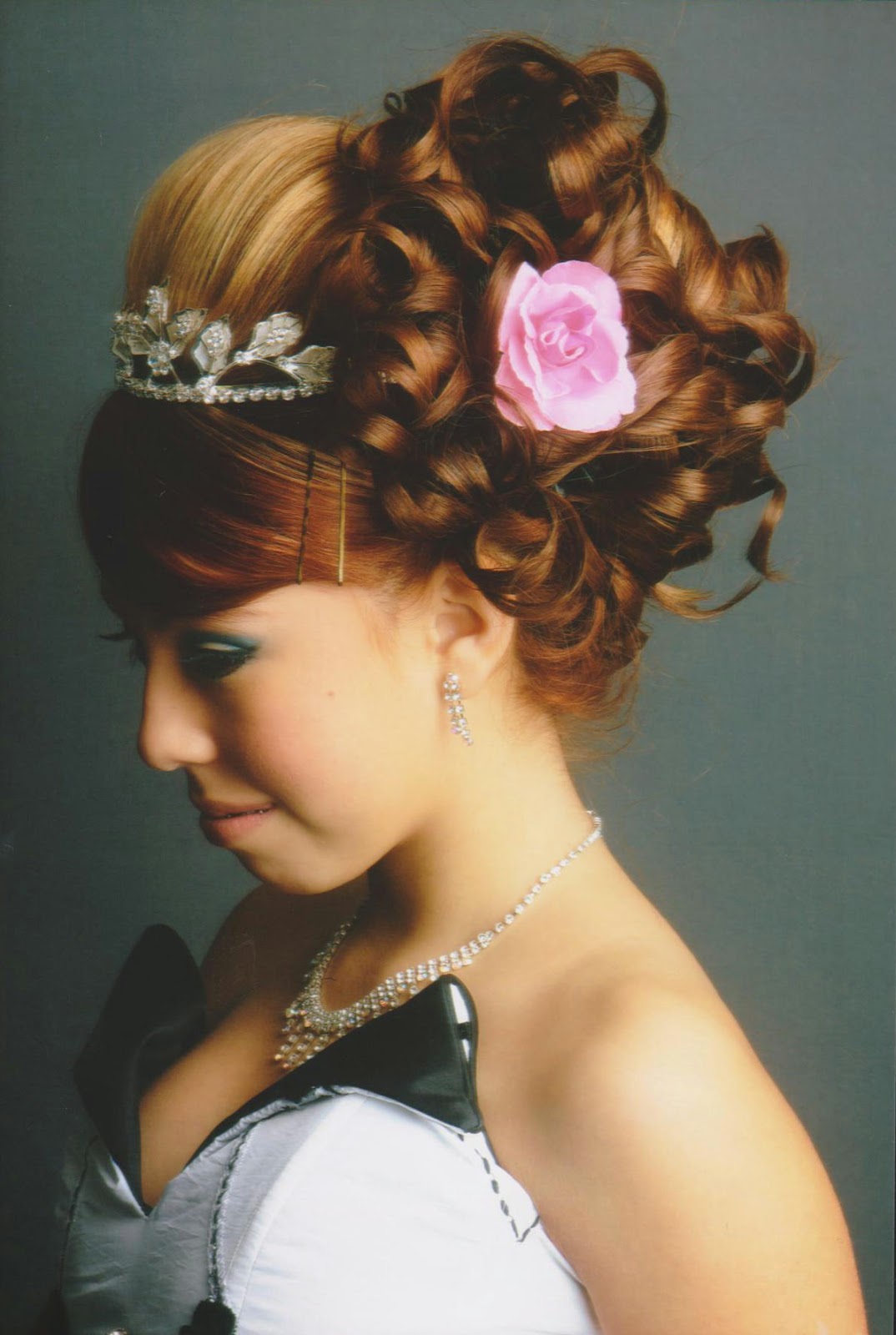 quinceanera Frisuren für lange Haare tumblr