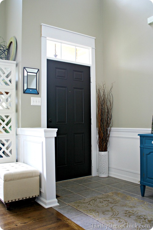 black interior doors