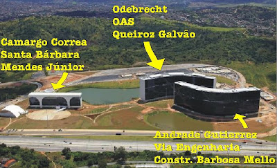 Resultado de imagem para cidade administrativa de minas gerais corrupção