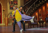 Hrithik Roshan On The Sets Of Comedy Nights With Kapil to promote krrish 3