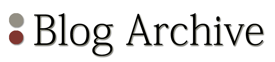 Blog Archive