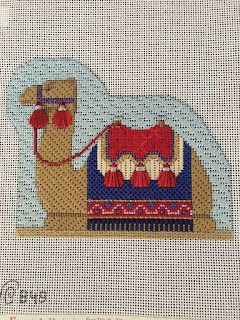 carol dupree needlepoint nativity camel