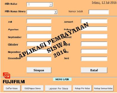 Software aplikasi pembayaran siswa terbaru