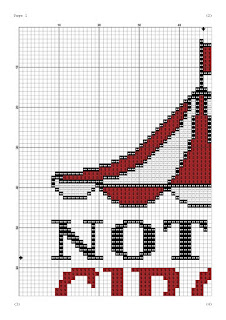 Not my circus cross stitch pattern - Tango Stitch