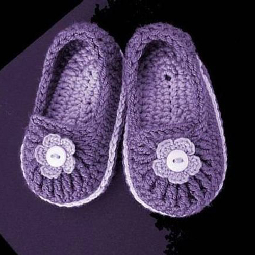 Baby Crochet Shoes - Free Diagram