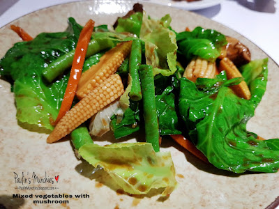 Stir fried vegetables with mushroom - Sanook Kitchen at Northpoint Shopping Center - Paulin's Munchies