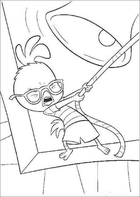 Chicken Little Coloring Pages 8