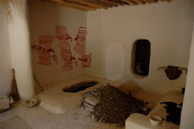 Casa Catalhoyuk reconstrucción