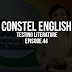 Constel English:Testing Literature (Ep 44)
