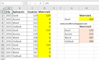 VBA: Las matriciales en las macros de Excel - FormulaArray