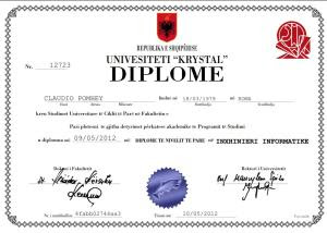 Stampare il diploma di laurea