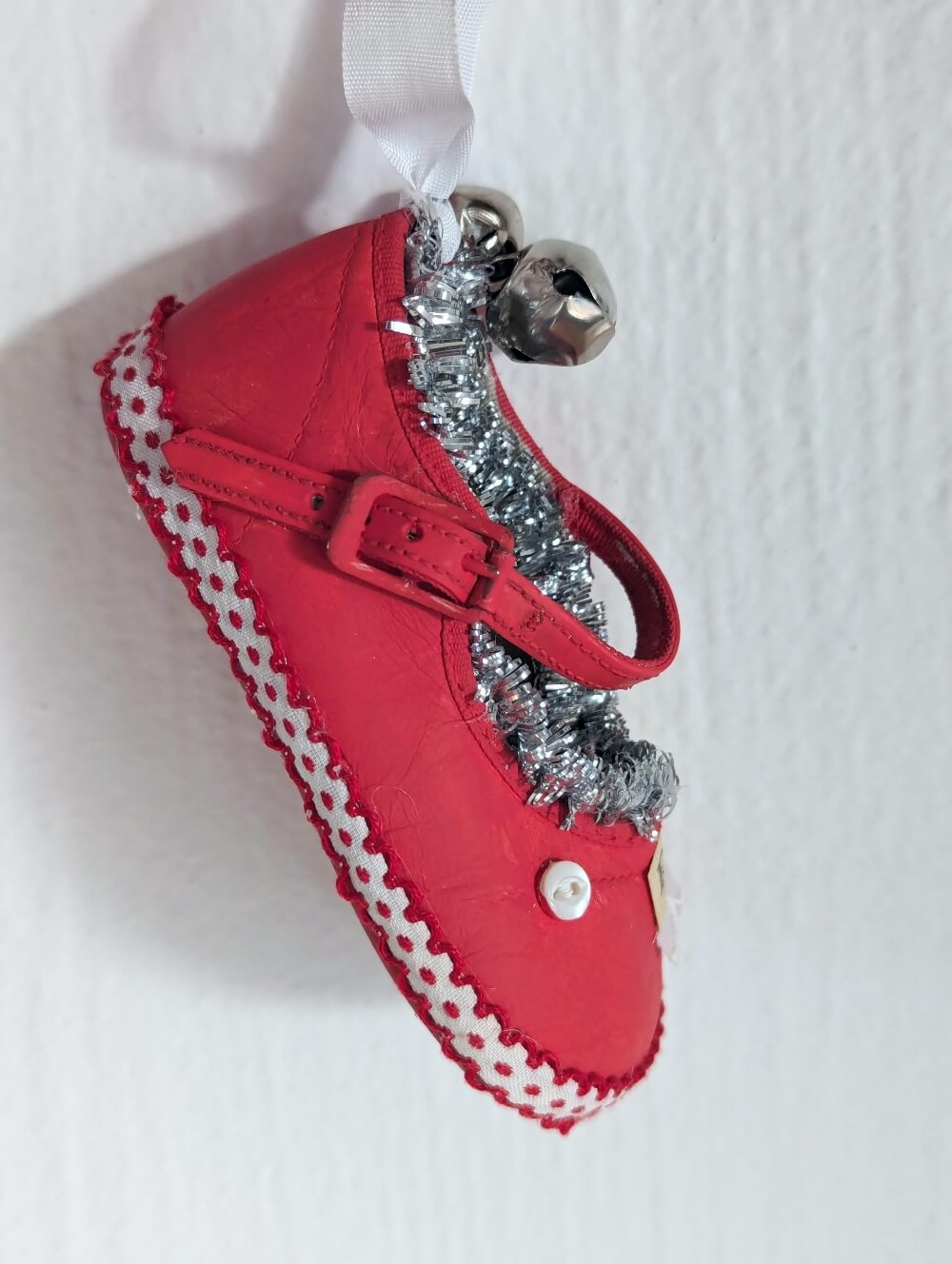 Repurposed Baby Shoe Ornaments