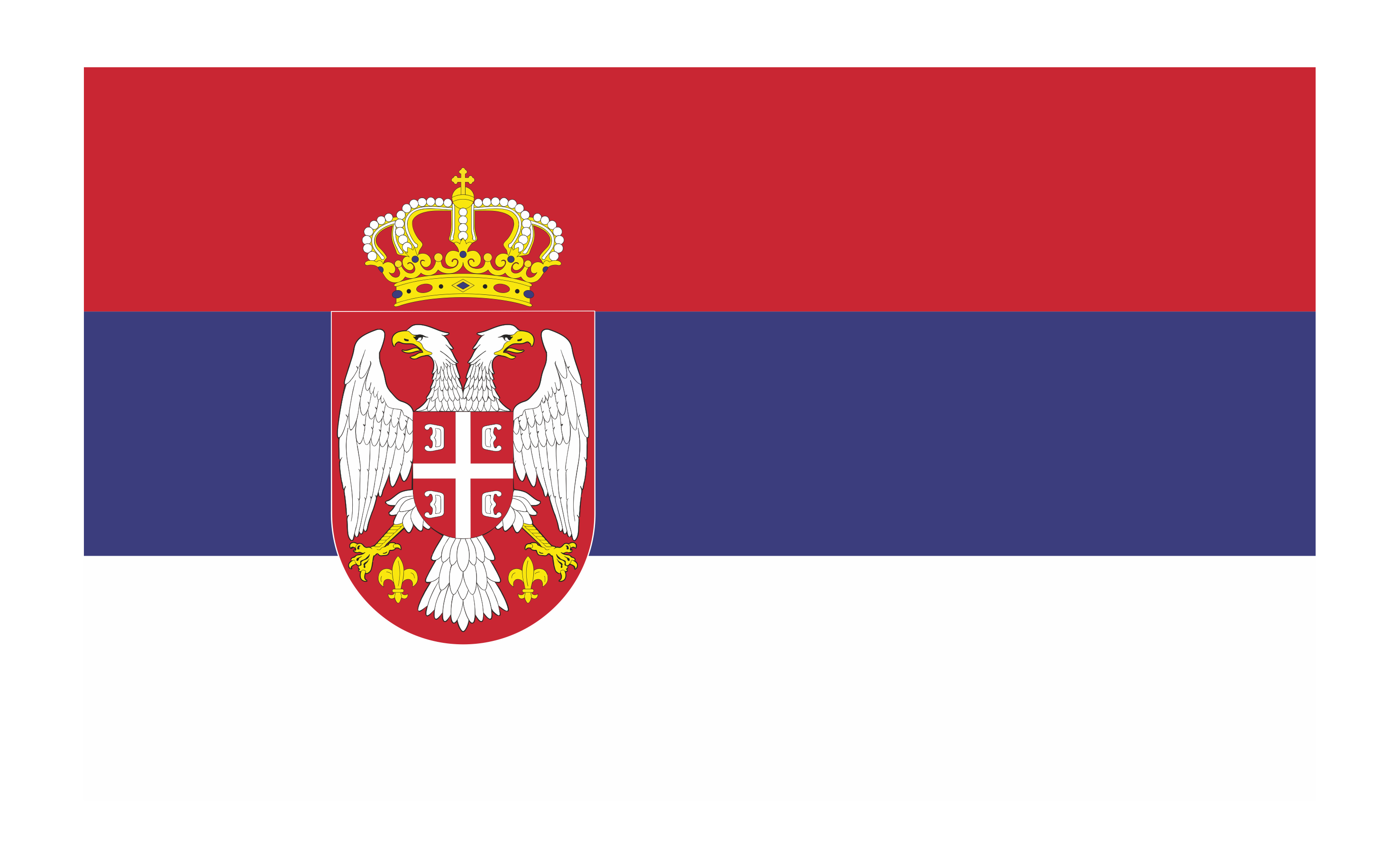 Bendera Serbia (Flag of Serbia) ~ logocorel.com : Free Vector Logos ...