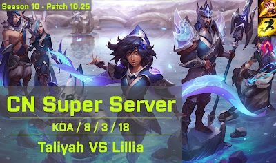 Taliyah JG vs Lillia - CN Super Server 10.25