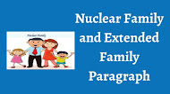 Nuclear Family and Extended Family Paragraph