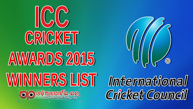 The International Cricket Council (ICC) Awards 2015 Winner List Steven Smith (Australia) AB de Villiers (South Africa) Brendon McCullum (New Zealand) Richard Kettleborough (England)