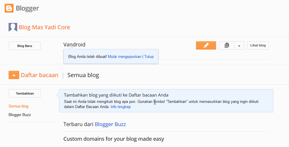 Cara Membuat Postingan di Blog