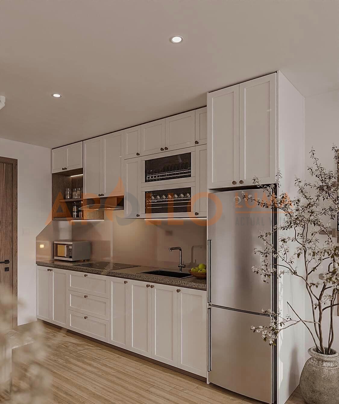Thiết kế nội thất căn hộ 54m2 SA1 Vinhomes Smart City phong cách Scandianvian Thiết kế nội thất căn hộ 54m2 SA1 Vinhomes Smart City phong cách Scandianvian