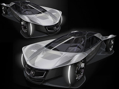 Cadillac Sports Cars Aera lightweight Concept Car, Sport car wallpaper, concept car wallpaper, super sportcar, luxury car