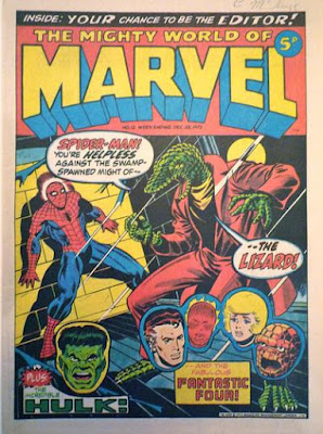 The Mighty World of Marvel #12, Spider-Man vs the Lizard