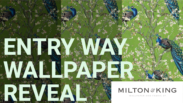  One Room Challenge: Choosing the wallpaper for our entry way REVEAL + Things to think about before you order! 