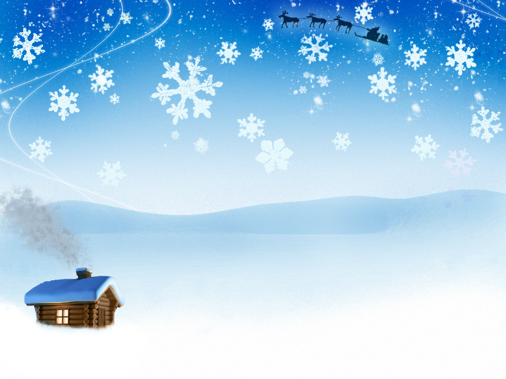 christmas snow wallpaper