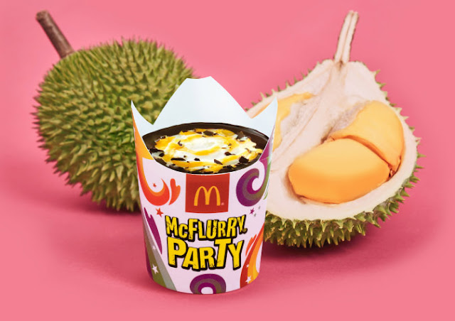 Harga D24 Durian McFlurry Party McDonald's