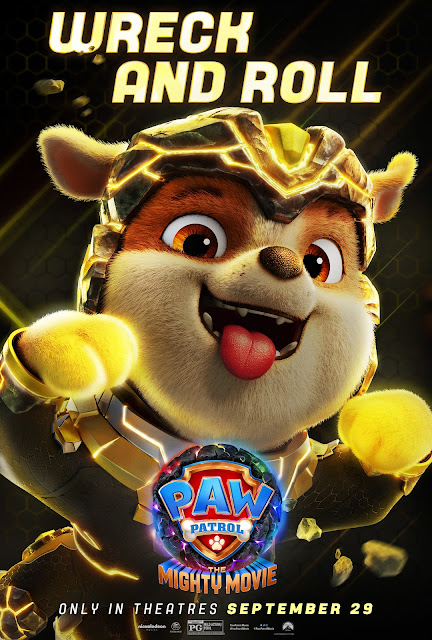 Rubble poster for 'PAW Patrol: The Mighty Movie'