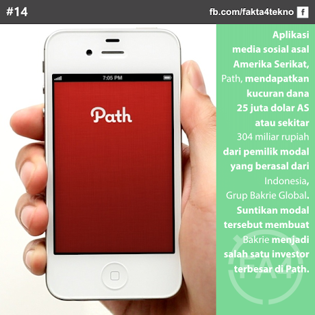 Path mendapat modal dari Bakrie