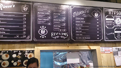 rivsons taft egi tower menu