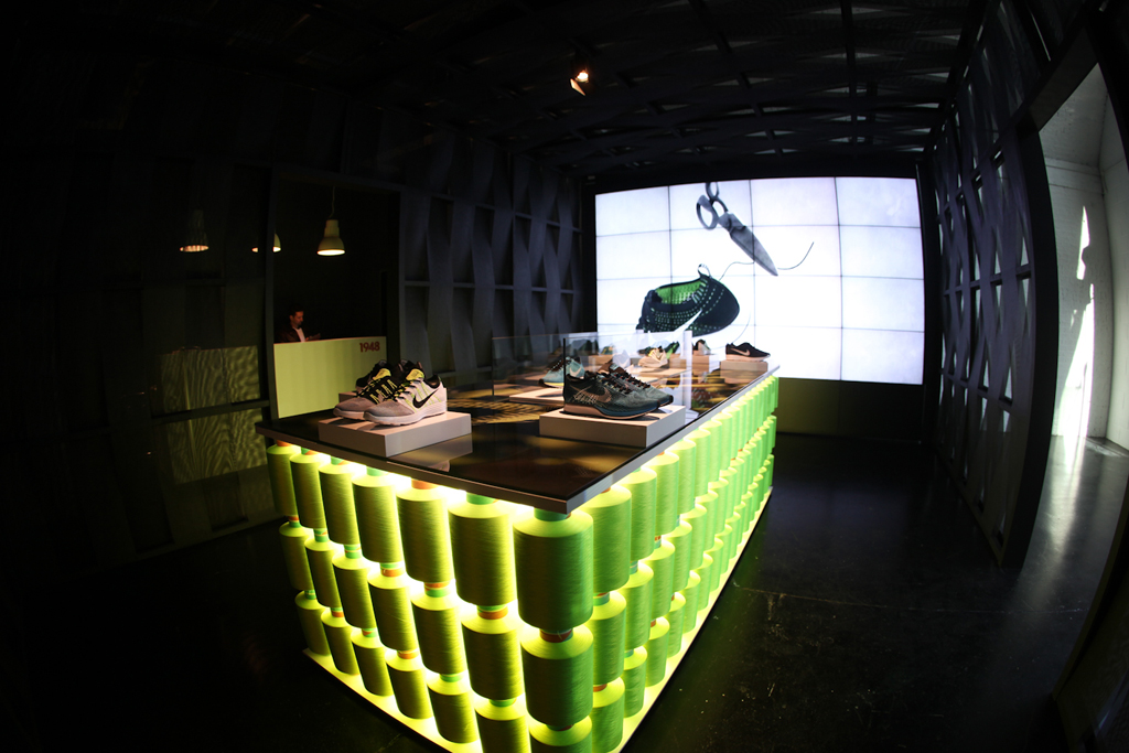 Denton-Cardew Design: Nike Fly Knit Tabletop Display