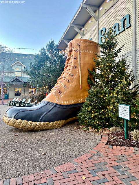 Bota de L.L.Bean en Freeport, Maine