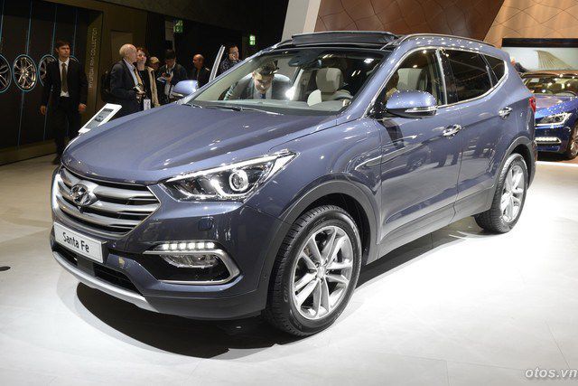 Xe Hyundai SantaFe 2016 khoe công nghệ