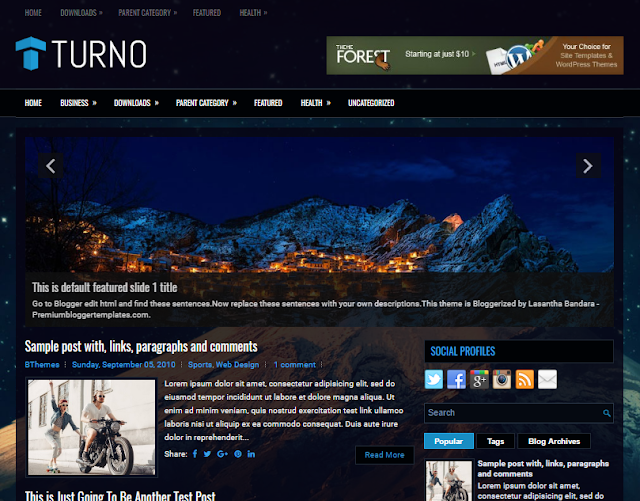 Download Turno Blogger Template