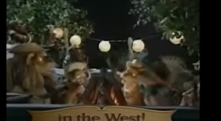 In the west!