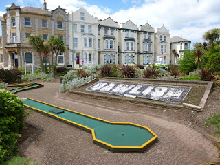 Mini Golf course at Tucks Plot in Dawlish, Devon